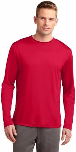 Clothe Co. Mens Long Sleeve Tee Shirts Moisture Wicking Dry Fit T-Shirts (Available in Big & Tall) Clothe Co.