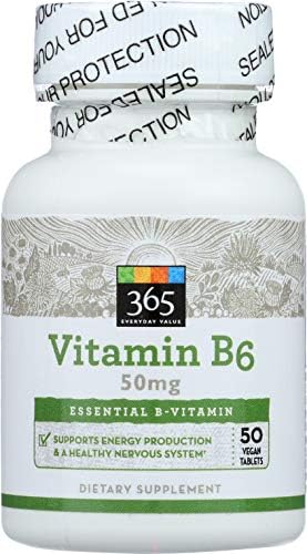 365 Everyday Value, Vitamin B6 50mg, 50 ct 365 Everyday Value