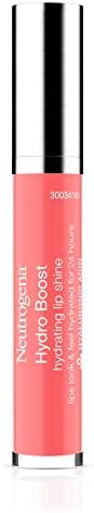 Neutrogena Hydro Boost Moisturizing Lip Gloss, Hydrating Non-Stick and Non-Drying Luminous Tinted Lip Shine with Hyaluronic Acid to Soften and Condition Lips, 100 Soft Mulberry, 0.10 oz Neutrogena