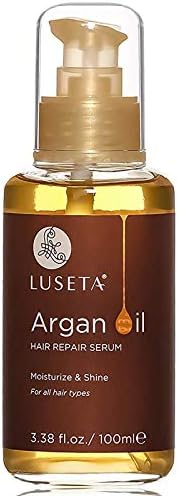 L LUSETA Biotin Hair Growth Serum with Collagen, Hair Oil for Thin and Damage Hair Growth Oil, Biotin growth serum for Frizzy & Damaged hair, Thickening and Healthier Scalp for Men & Women 3.38 Fl Oz L Luseta