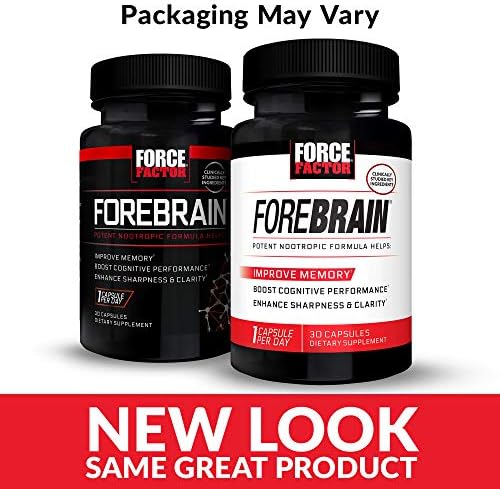 Добавка Forebrain для памяти и концентрации, 30 капсул Force Factor