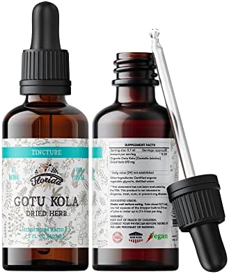 Gotu Kola Tincture, Organic Gotu Kola Extract, Gotu Kola Drops (Капли) (Centella Asiatica) Dried Herb FLORIDA HERBS