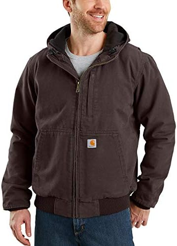 Мужская куртка Carhartt с флисовой подкладкой и свободным кроем для активности Carhartt