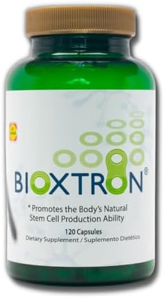 Bioxtron Natural AFA Stem Cell Supplement - Joint Support & Muscle Pain - Immune System Support - Natural Blue Green Algae Spirulina - 120 Caps Bioxtron