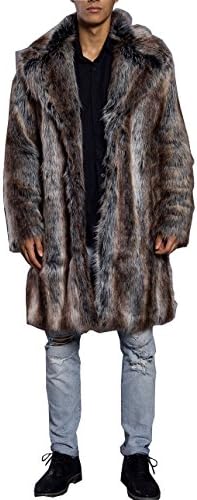  Кожаная куртка UMREN Luxury Faux Fur UMREN