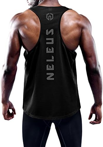 Мужская Майка NELEUS Y-Back Muscle Tank Top 3-Pack NELEUS