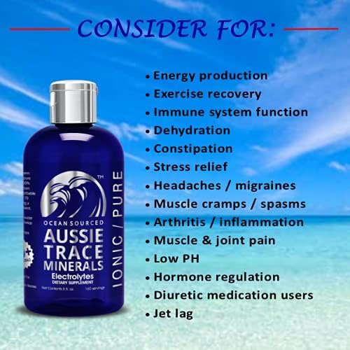 (2 oz (Унции)) - Complete Electrolyte - 3rd Party Tested - Please Consider Your Source. AUSSIE TRACE MINERALS