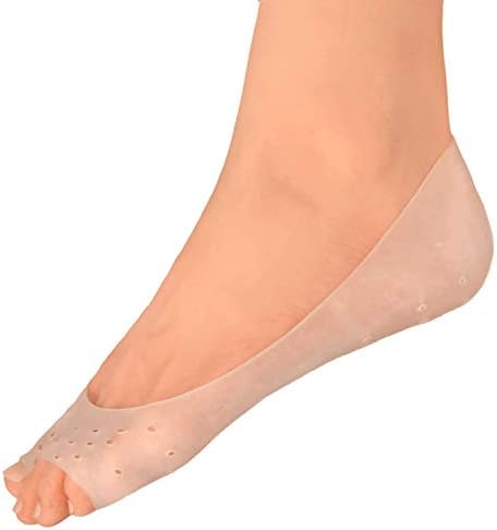 Dr. Frederick's Original Moisturizing Gel Socks - 4 Pieces - Prevents Dry Cracked Heels & Cracked Feet - Day & Night Socks - W4-10 | M5-8 Dr. Frederick's Original