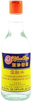 Potassium Carbonate & Sodium Bi-Carbonate Solution (Lye Water) - 16.9fl oz (Унции) (Pack of 1) Koon Chun