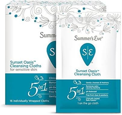 Summer's Eve Cleansing Wipes, Sunset Oasis, 16 count Summer's Eve