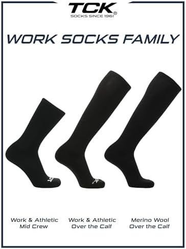  Носки TCK Over the Calf Work Socks 9-11 10-13 13-15 TCK