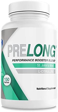 PreLONG St. Johns Wort & L-Citrulline Supplement 700mg (150 Veggie Capsules (Капсулы на растительной основе)) | Male PE Enhancement Formula | Created by Dr. Judson Brandeis AFFIRM Science