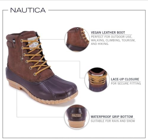 Водонепроницаемые зимние ботинки Nautica Duck Boots с утеплителем Nautica