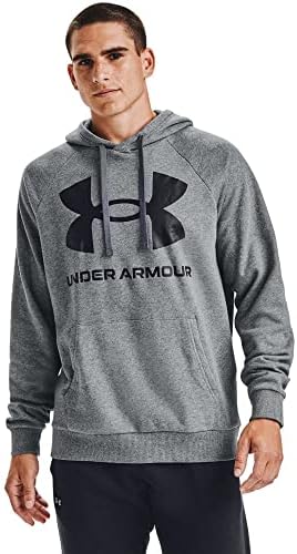 Мужское худи Under Armour из мягкого флиса с крупным логотипом, 80% хлопок Under Armour