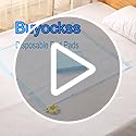 Disposable Underpads Incontinence Bed Pads 24"X36" Disposable Changing Pads Ultra Absorbent Waterproof Incontinence Furniture Protection (24 x 36 inch 50 Count) Buyockss