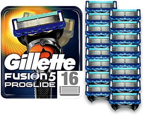 Fusion5 ProGlide Razor Blades for Men with Precision Trimmer, Pack of 16 Refill Blades (Suitable for Mailbox) Gillette