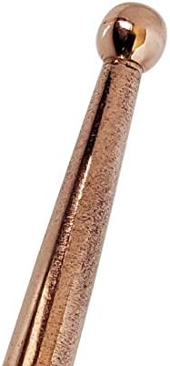 American Ayurveda Pure Copper Nose Wand Nose Zap Nose Stick for Cold Personal Protection Tool Multi Purpose Massage Rod Hand Cleaner Sani Disc Sani Rod Hand Roller Grounding (1 Count) A