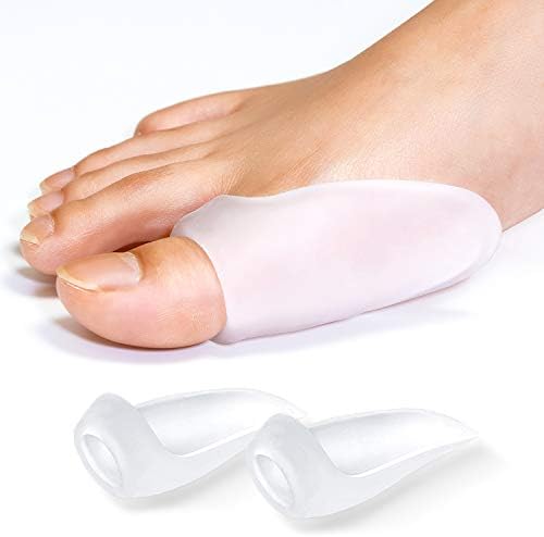 Gel Bunion Protector Shield, 10 Pack of Bunion Pads and Cushions, Bunion Guard for Big Toe, Relieve Foot Pain from Friction, Rubbing and Pressure (FSA or HSA Eligible) Promifun