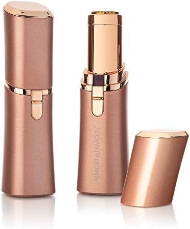 Almost Famous Perfect Precision Brow Shavers with Rose Gold Accents, Eyebrow Trimmer, Facial Hair Removal, Shaving Wand Tool for Women (Pink Martini (Lt. Pink)) Almost Famous