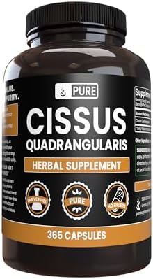 Pure Original Ingredients Cissus Quadrangularis (365 Capsules) No Magnesium Or Rice Fillers, Always Pure, Lab Verified PURE ORIGINAL INGREDIENTS