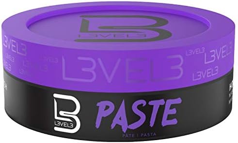 L3 Level 3 Paste - Long-Lasting Hold - Improves Strength and Volume of Hair Protects Against Hair Damage - Level Three Men Styling Product L3