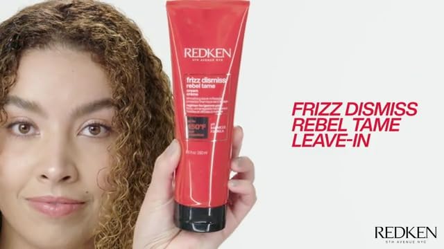 Redken Frizz Dismiss Shampoo | Anti Frizz Shampoo with Humidity Protection | Gently Cleanses, Smooths, and Adds Shine | Weightless Long-Lasting Frizz Control | For Frizzy Hair | Sulfate Free Redken