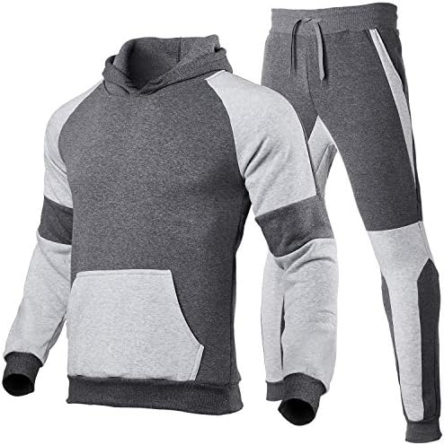 Мужские Комплекты одежды HHGKED Track Suits 2 Piece Set Active Jogging Suits Long Sleeve Sweatsuits Casual Outfits HHGKED