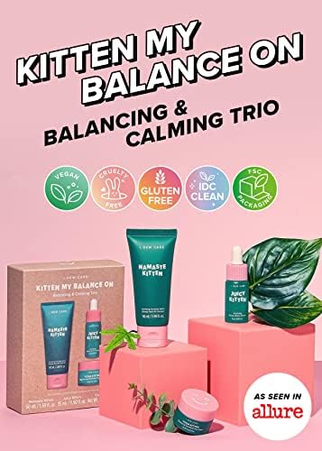 I DEW CARE Korean Skin Care Set Trio - Vitamin To Glow Pack | Travel Size Skincare Gift Set for Teen Girls, Niacinamide & Vitamin C, Christmas Gift Sets for Women, Glass Skin, Vegan, Cruelty Free I Dew Care