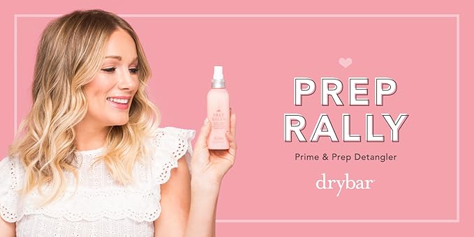 Drybar Prep Rally Prime & Prep Detangler | Nourishes Hair, Detangles with Ease, Leaves Hair Soft & Manageable, Protects Hair, Cruelty Free DRYBAR