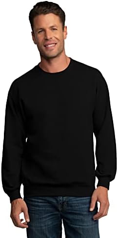 Fruit of the Loom Men's Eversoft Fleece Sweatshirts & Hoodies, Sweatshirt-Black, Small, A11000 Fruit of The Loom