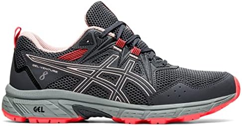 ASICS Women's Gel-Venture 8 Running Shoes, 5, Carrier Grey/Ginger Peach ASICS