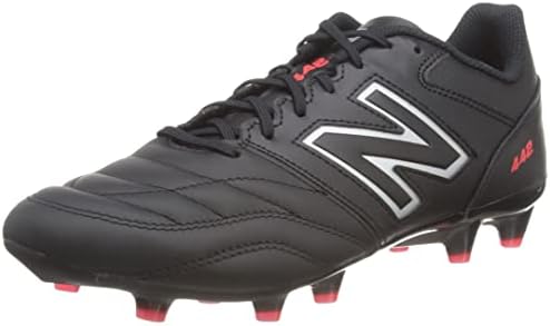 New Balance Men's 442 V2 Team FG Soccer Shoe, Black/White, 9 Wide New Balance