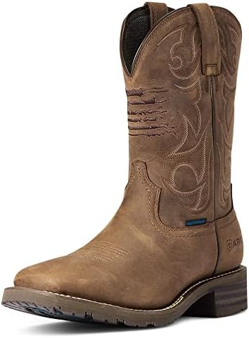 Ariat mens Hybrid Patriot Waterproof Western Boot Ariat