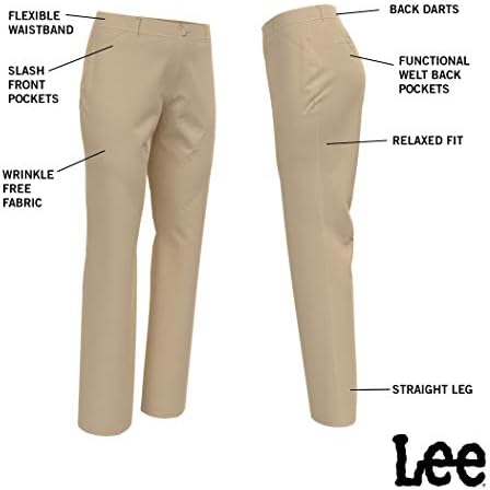 Lee Women's Wrinkle Free Relaxed Fit Straight Leg Pant Lee