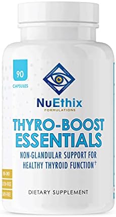 NuEthix Formulations Thyro-Boost Essentials, Non-Glandular Support to Assist with Optimal Thyroid Function, 90 Capsules (Капсулы) NuEthix Formulations