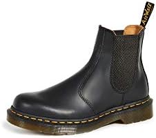 Dr. Martens, Unisex 2976 YS Boots, Black Smooth, 8 US Women/7 US Men Dr. Martens