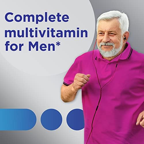 Centrum Silver Multivitamin for Men 50 Plus, Multimineral Supplement, Vitamin D3, B-Vitamins and Zinc, Gluten Free, Non-GMO Ingredients, Supports Memory and Cognition in Older Adults - 100 Ct Centrum