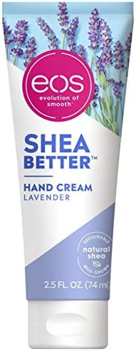 eos Shea Better Hand Cream - Coconut, Natural Shea Butter Hand Lotion and Skin Care, 24 Hour Hydration with Shea Butter & Oil, 2.5 oz, Packaging May Vary Eos