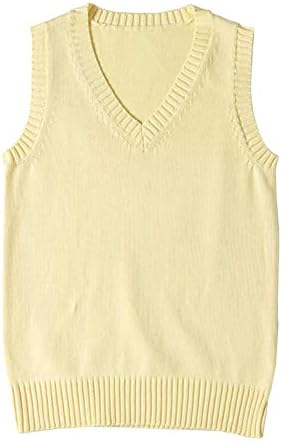 Женский Вязаный жилет Blostirno Classic V Neck Blostirno