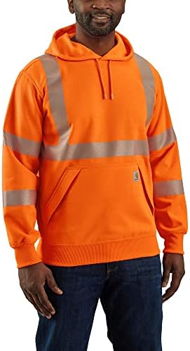 Мужская Повседневная куртка Carhartt High Visibility Loose Fit Midweight Hooded Class 3 Carhartt