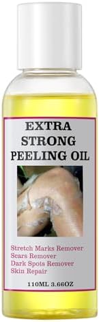 Peeling Oil for Dark Skin, Yellow Peeling Oil, Strong Peeling Oil Extra Strength, Exfoliating Peeling Solution for Body All Skin Type -110ML/3.66 OZ YAFUSIPE