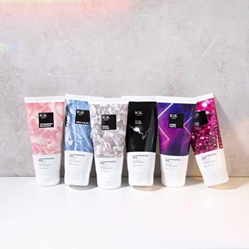 IGK COLOR DEPOSITING MASK | Conditioning + Hydrate + Shine | Vegan + Cruelty Free | IGK