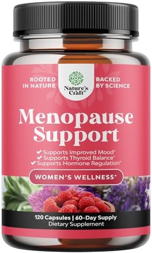 Complete Herbal Menopause Supplement for Women - Multibenefit Menopause Relief Hormone Balance for Women for Night Sweats Mood and More with Dong Quai Vitex Chaste Berry and Black Cohosh 60 Servings (Порции) Natures Craft