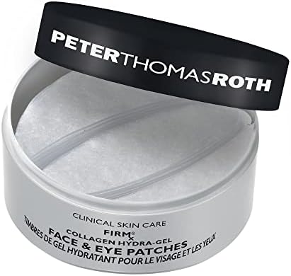 Peter Thomas Roth FIRMx Collagen Hydra-Gel Face & Eye Patches | Collagen Gel Patches For Under-Eye and Face Peter Thomas Roth