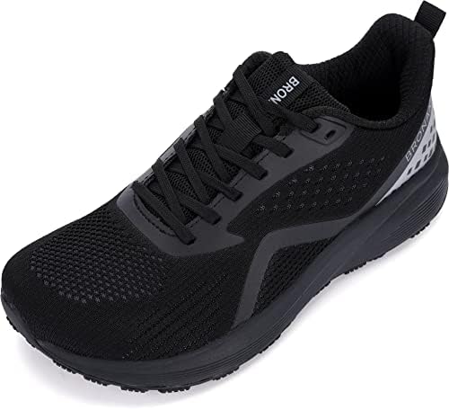 Мужская Спортивная обувь BRONAX BRONAX Men's Wide Cushioned Supportive Road Running Shoes BRONAX