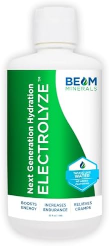 Electrolyte Imbalance Solution | BEAM Minerals Electrolyze | Gold Standard Electrolytes Replenishment | Electrolyte Supplement Liquid (Жидкость) | Fulvic Acid Trace Mineral Micronutrients Supplements | Ketogenic BEAM MINERALS