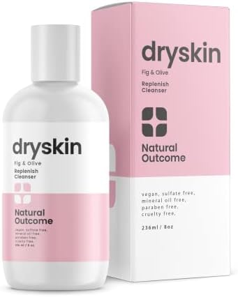 Dry Skin Face Wash | Daily Facial Cleanser Restores Skins Hydration | Hydrating Fig and Olive Face Wash | Gentle Relief for Dry, Irritated, & Itchy Skin Natural outcome