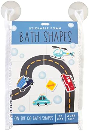 Mud Pie Transportation Bath Stickable Set Mud Pie