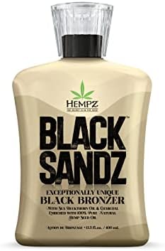 Hempz Black Sandz Unique Black Bronzer DHA & Cosmetic Bronzer 13.5oz Hempz