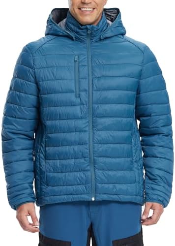 Мужской Пуховик fit space Insulated Synthetic Down Puffer Jacket Fit space